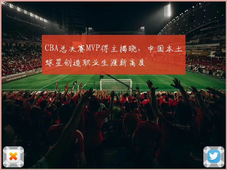 CBA总决赛MVP得主揭晓,中国本土球星创造职业生涯新高度